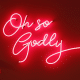 Logo in neon - Godley Jewels Eindhoven