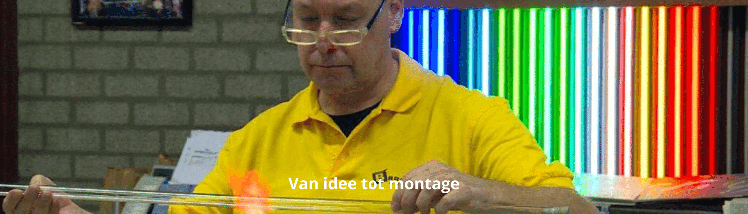 Werkwijze - Neon lichtreclames - neon het moderne ambacht