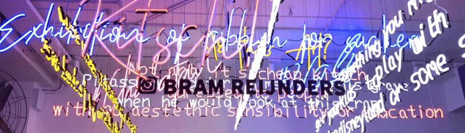Neon kunstinstallatie Bram Reijnders
